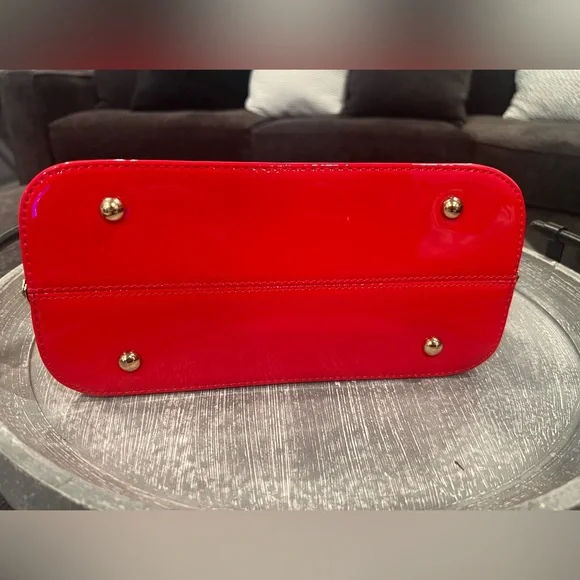 Women red fancy shoulder bag/10x7x5in - Picture 10 of 10